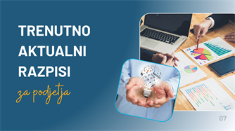 Aktualni razpisi za podjetja: subvencije, garancije in podpora za mednarodno rast